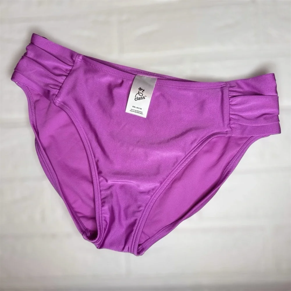 Kids Art Class Purple Bikini Bottoms XXL (16/18)